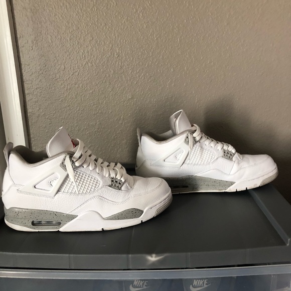 White Jordan 4 ores size 10.5 main image 5